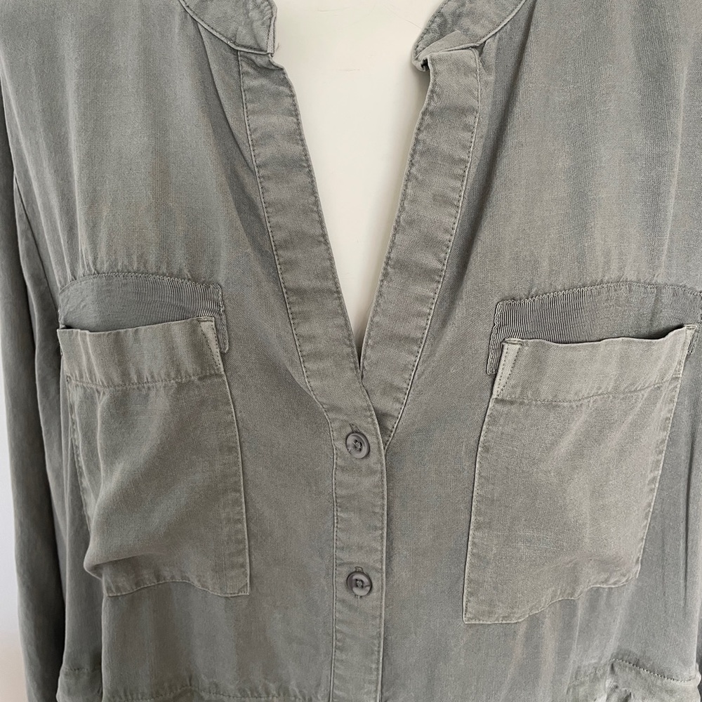 Anthropologie Cloth & Stone for AnthropologieLila Chambray Shirtdress Dress - Picture 6 of 11